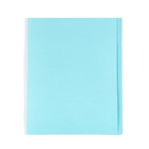 แฟ้มพับ ตราขวาน A4 หนา สีฟ้า