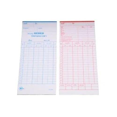 บัตรตอกเวลา SEIKO รุ่นเก่า