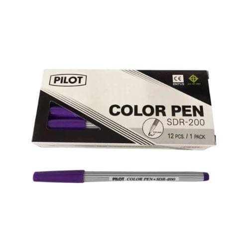 ปากกาเมจิก Pilot No.SDR-200 สีม่วง