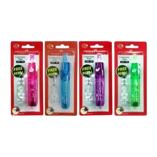 เทปลบคำผิด Faber Castell No.QJR-506 + รีฟิล