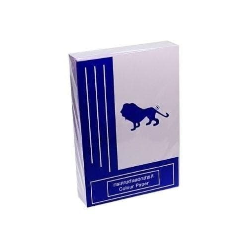 กระดาษถ่ายเอกสารสี สิงห์ No.V1 สีม่วง