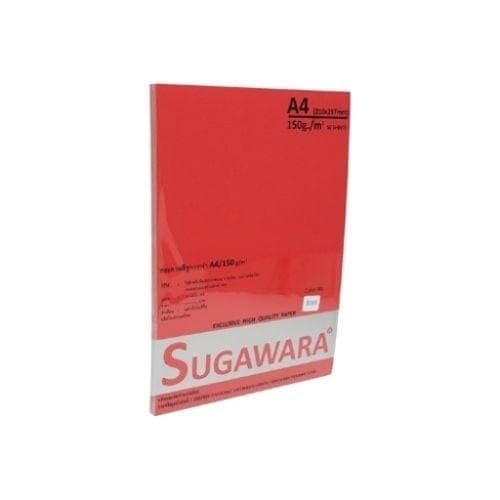 กระดาษสี Sugawara No.S305 สีแดง