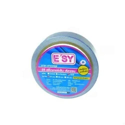สติกเกอร์ตัดขอบ PVC 24 มิล x 9 Y สีน้ำเงิน
