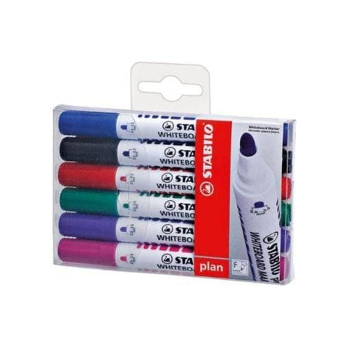 ปากกาไวท์บอร์ด Stabilo Plan ชุด 6 สี