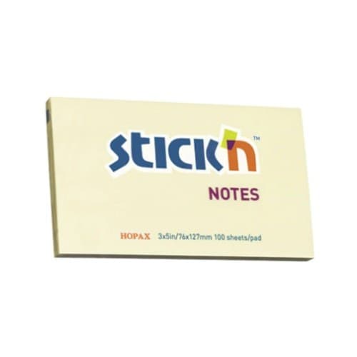โพสต์อิท Stick N No.21009 3 x 5 นิ้ว สีเหลือง