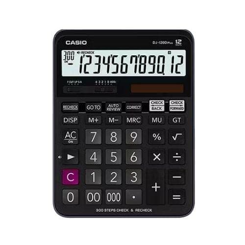 เครื่องคิดเลข CASIO DJ-120 D Plus 12 หลัก