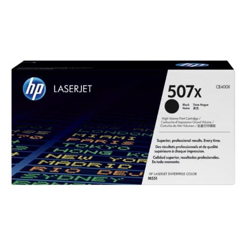 หมึกโทนเนอร์เลเซอร์ HP 507X (CE400X BK)