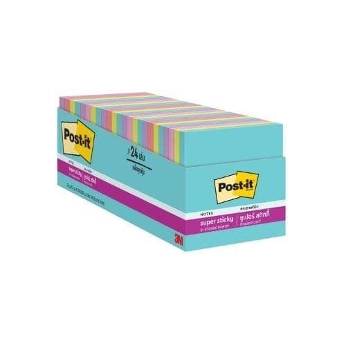 กระดาษโน้ต 3M No.654-24SSMIA คละสี