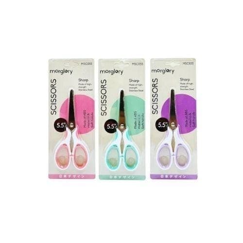 กรรไกรสแตนเลส MSC055 5.5 นิ้ว สีพาสเทล