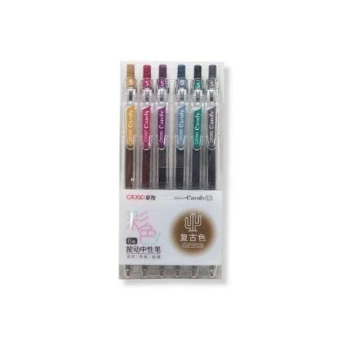 ปากกาเจล GGP151535 สีนีออน 6 สี