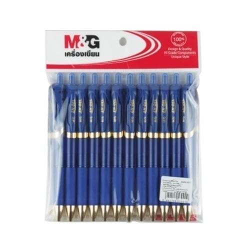 ปากกาเจล M&G AGPK3577A สีน้ำเงิน 0.7 มม.