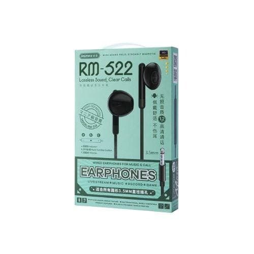 หูฟัง Remax No.RM-522 สีน้ำเงิน