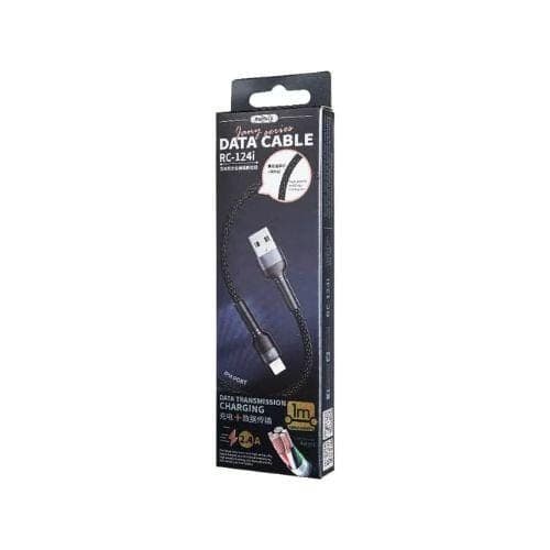 สายชาร์จ Remax Lightning No.RC-124i สีดำ