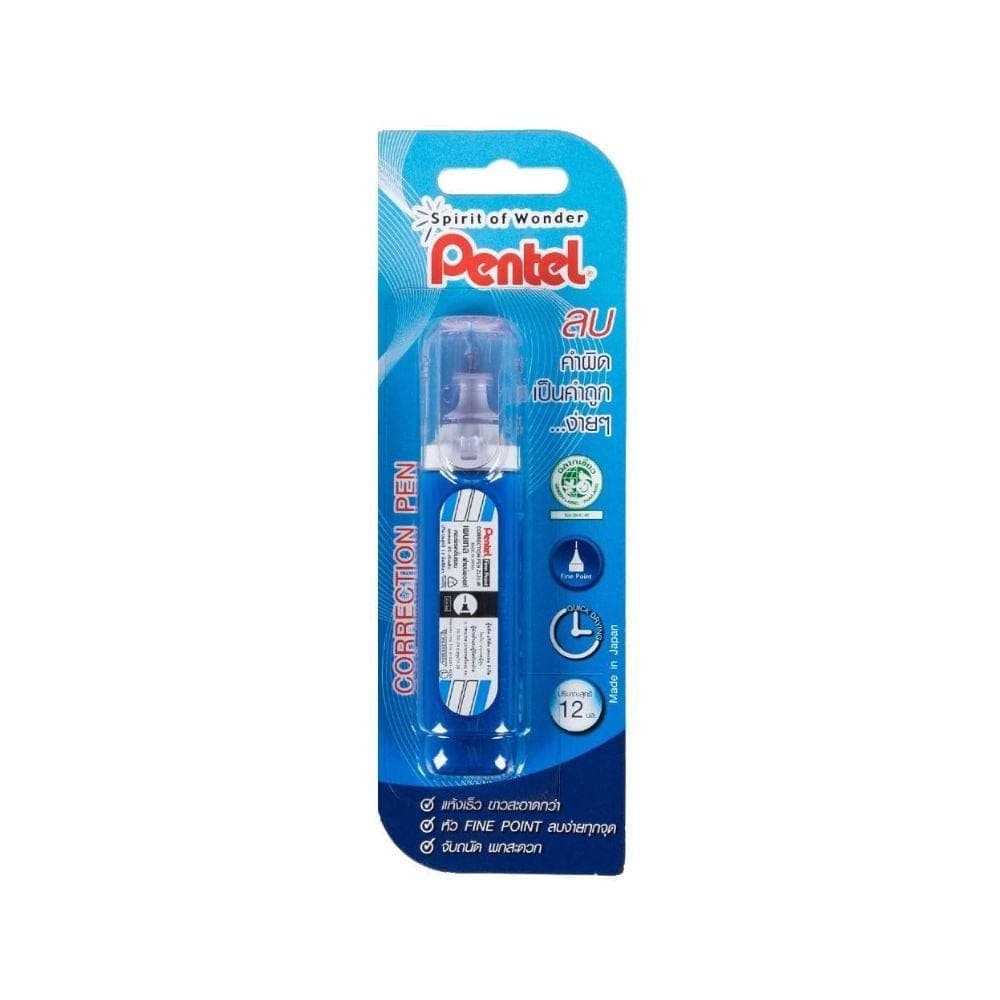 ปากกาลบคำผิด เพนเทล No.ZL31-W 12 ml. ด้ามแบน