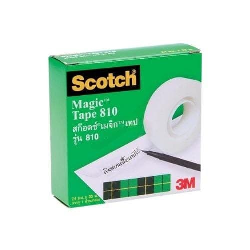 เทปขุ่น Scotch No.810 1 นิ้ว x 36 หลา