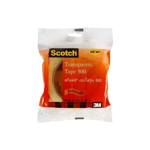 เทปใส Scotch No.500 1 นิ้ว x 72 หลา