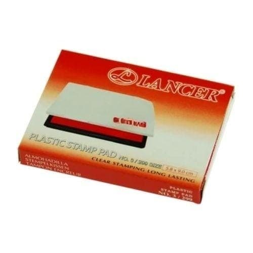 แท่นประทับ LANCER No.3 สีแดง
