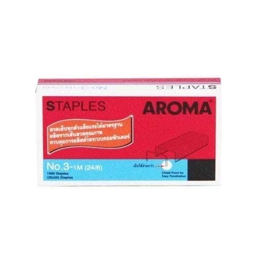 ลวดเย็บ Aroma No.3-1M (24/6)