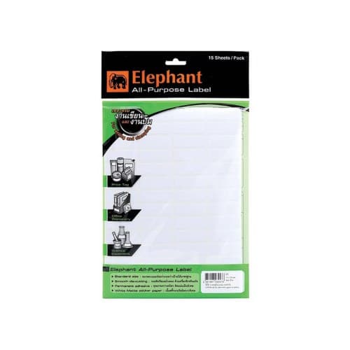 ป้ายสติกเกอร์ Elephant No.A-5