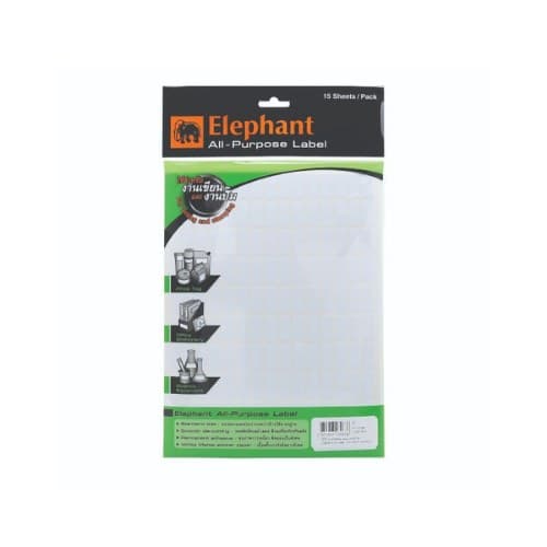ป้ายสติกเกอร์ Elephant No.A-2