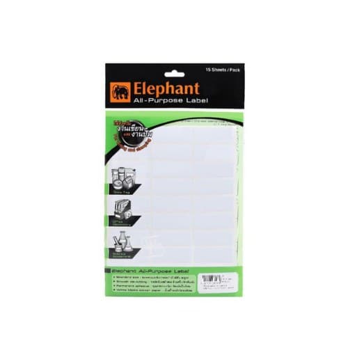 ป้ายสติกเกอร์ Elephant No.A-9