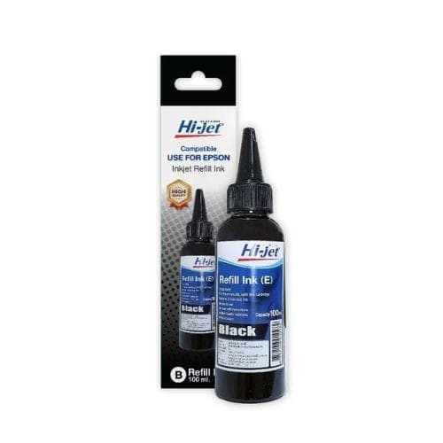 น้ำหมึกเติม Hi-jet สำหรับ Epson No.WBHEB 100 ml. สีดำ