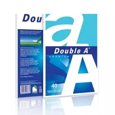 กระดาษถ่ายเอกสาร Double A 80G A4 40 แผ่น