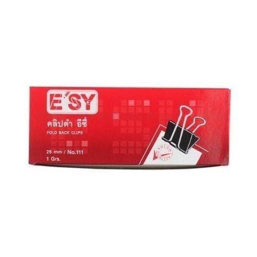 คลิปหนีบดำ E'sy No.111