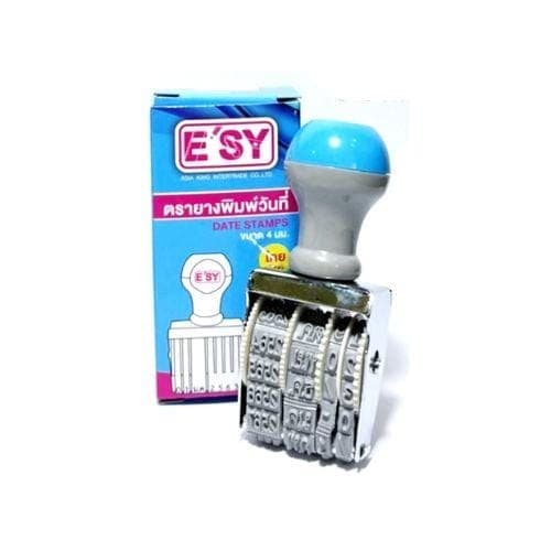 ตรายางวันที่ E'sy ภาษาไทย เลขอารบิก