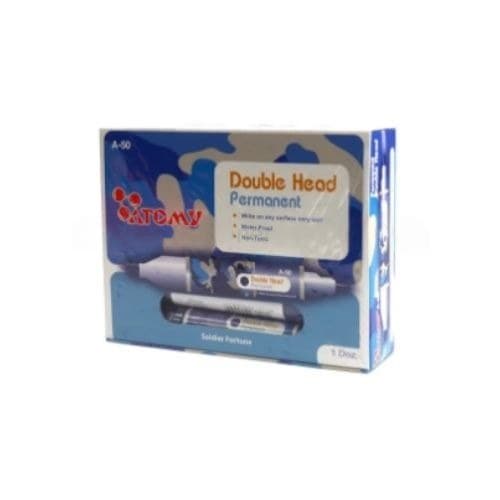 ปากกาเคมี 2 หัว Atomy No.A-50 สีน้ำเงิน