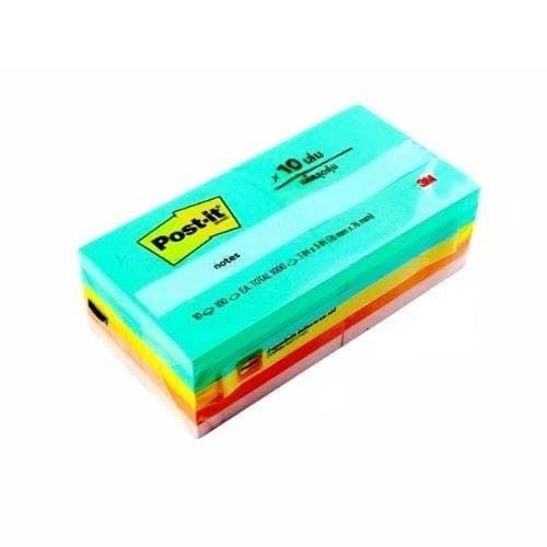 กระดาษโน้ต 3M No.654-10AP คละสีพาสเทล