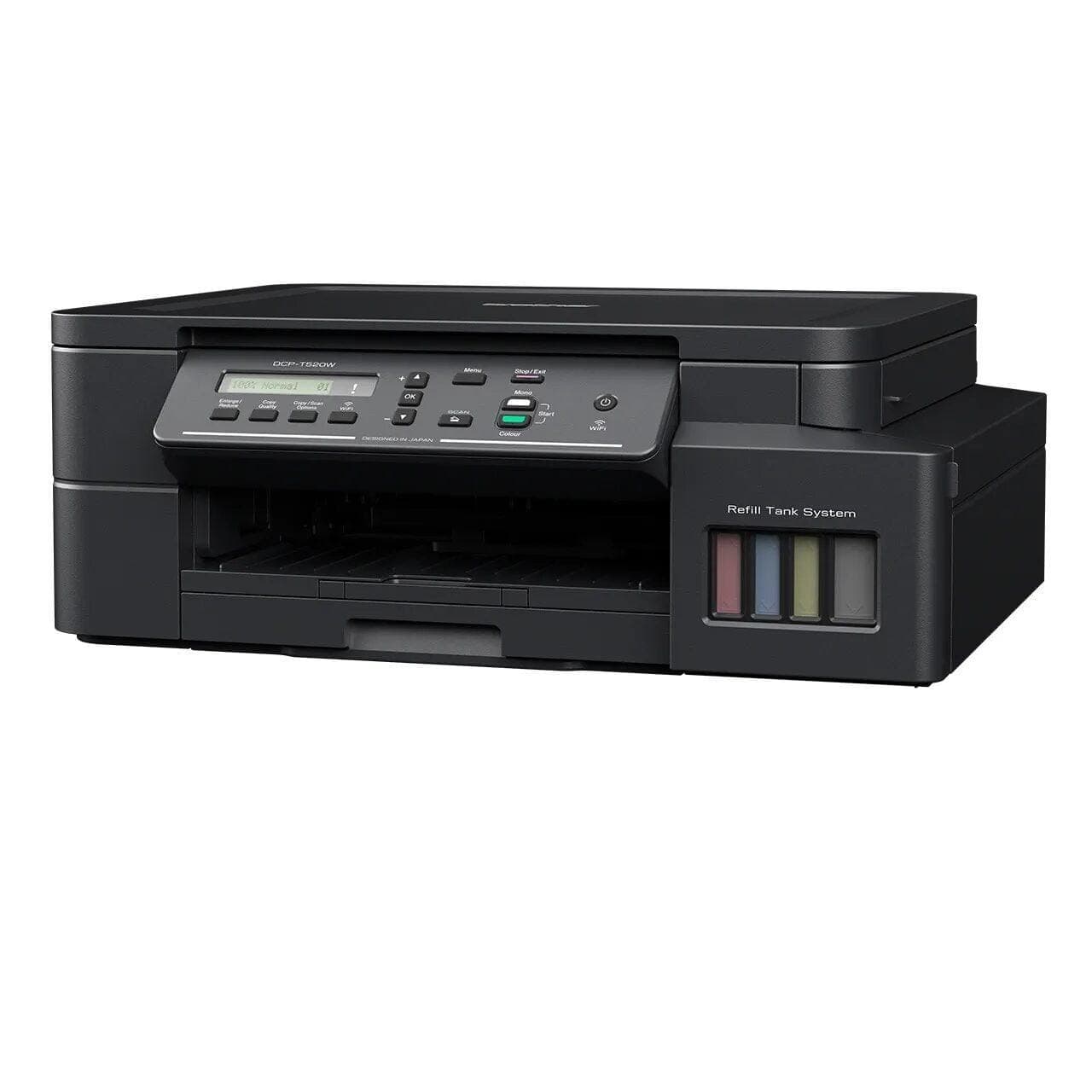 เครื่องปริ้นเตอร์มัลติฟังก์ชันอิงค์แท็งก์ BROTHER DCP-T520W