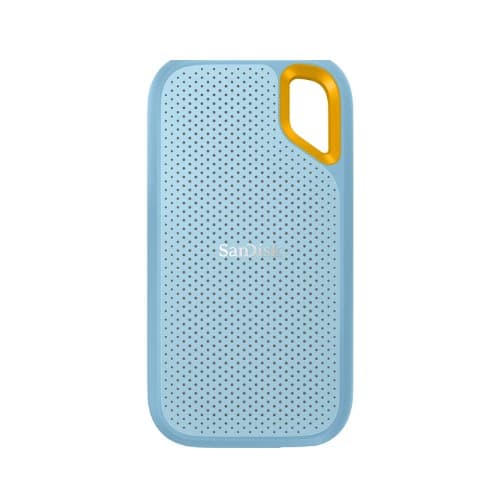 PORTABLE SSD (เอสเอสดีพกพา) SANDISK EXTREME PORTABLE SSD V2 (SKY BLUE)