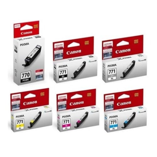 CANON PGI-770XL BK CLI-771XL BK CLI-771XL C CLI-771XL M CLI-771XL Y