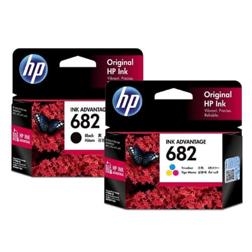 หมึกอิงค์เจ็ท HP 682 BK (3YM77AA) / HP 682 CO (3YM76AA)