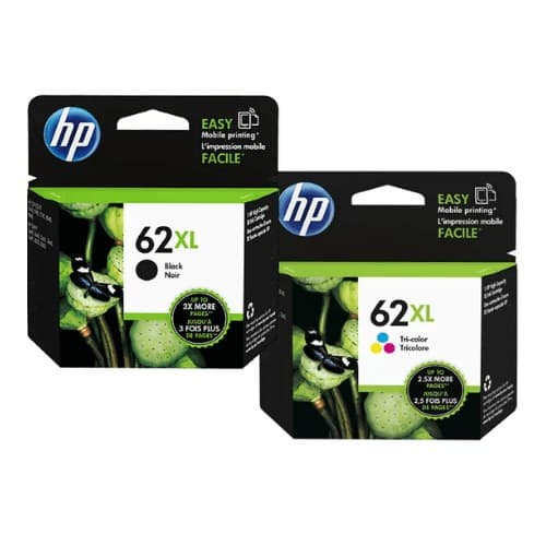 หมึกอิงค์เจ็ท HP 62XL BK (C2P05A) / HP 62XL CO (C2P07A)