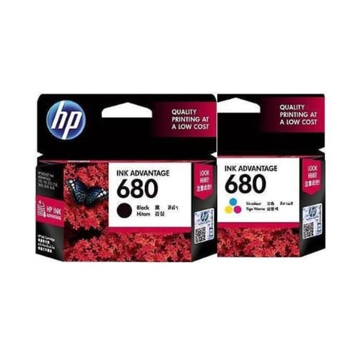 หมึกอิงค์เจ็ท HP 680 BK (F6V27AA) / HP 680 CO (F6V26AA)