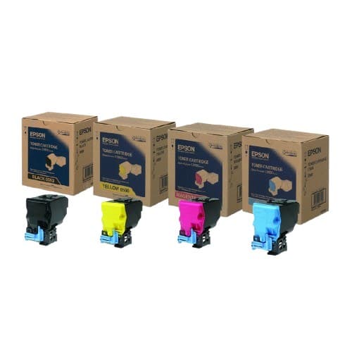 หมึกโทนเนอร์เลเซอร์ EPSON SO50593 BK / SO50592 C / SO50591 M / SO50590 Y