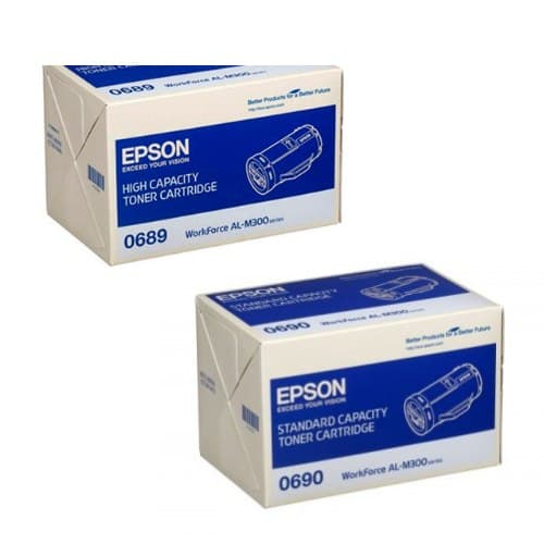 หมึกโทนเนอร์เลเซอร์ EPSON SO50689 (หมึกมาก) / SO50690 (หมึกน้อย)