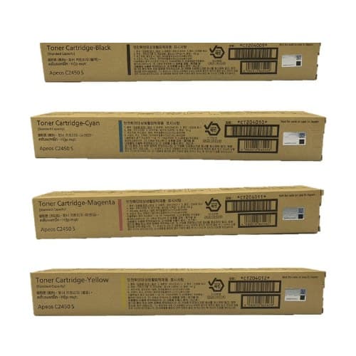 หมึกโทนเนอร์เลเซอร์ FUJIFILM CT204009 BK/CT204010 C/CT204011 M/CT204012 Y