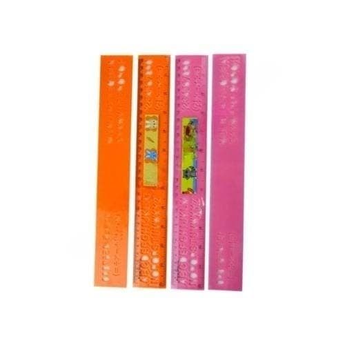 ไม้บรรทัดพลาสติก 12 นิ้ว No.101-102