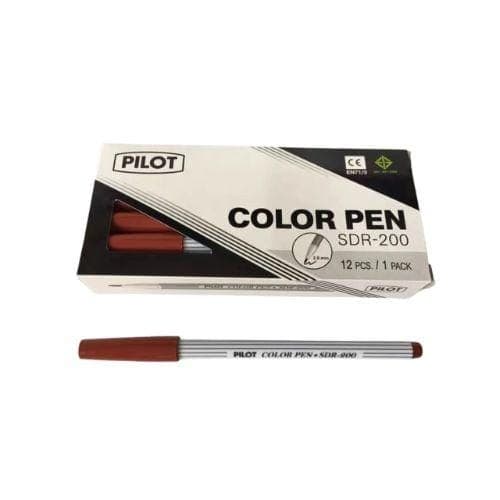 ปากกาเมจิก Pilot No.SDR-200 สีน้ำตาลแก่