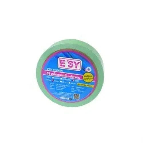 สติกเกอร์ตัดขอบ PVC 24 มิล x 9 Y สีเขียวอ่อน