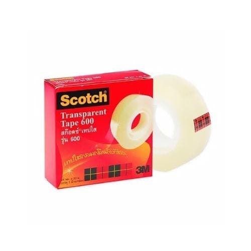 เทปใส Scotch No.600 1 นิ้ว x 36 หลา