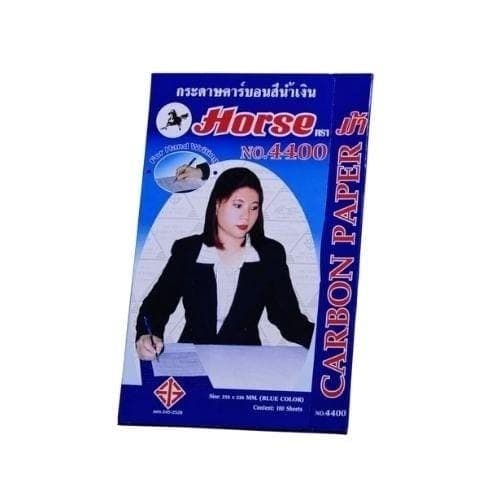 กระดาษคาร์บอน Horse No.4400 สีน้ำเงิน