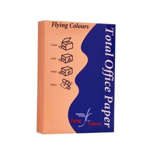 กระดาษถ่ายเอกสารสี Flying No.17 สีโอรส