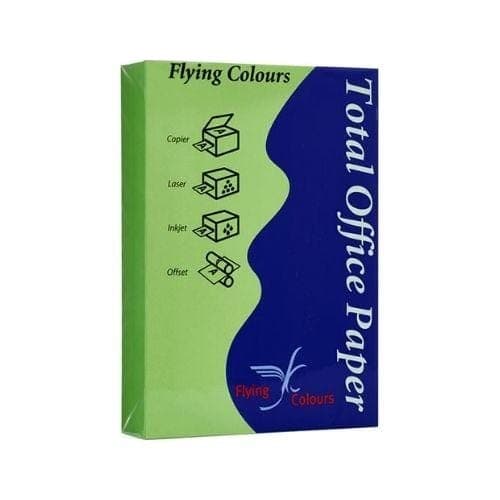 กระดาษถ่ายเอกสารสี Flying No.21 สีเขียวตอง