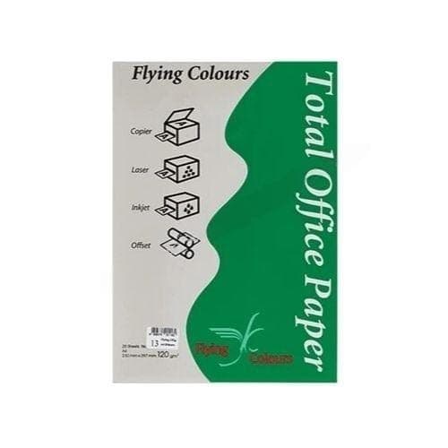 กระดาษสี Flying No.13 สีเทา 120 แกรม