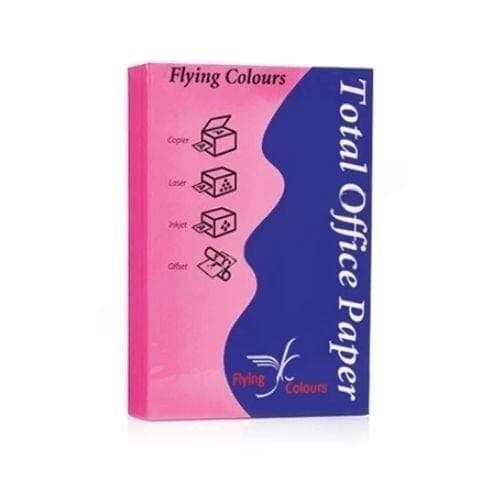 กระดาษถ่ายเอกสารสี Flying No.24 สีบานเย็น