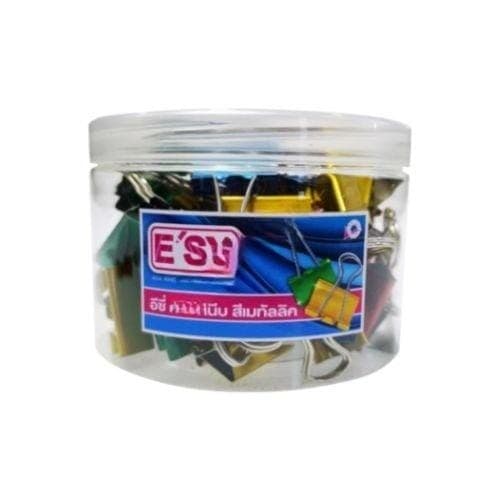 คลิปหนีบสีเมทัลลิค E'sy No.111